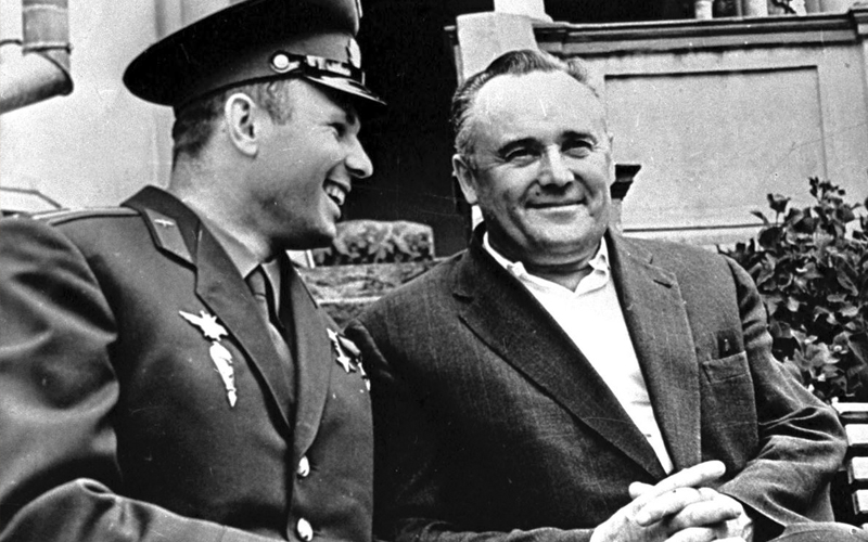 Гагарин и Королёв